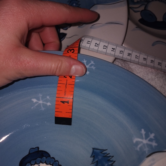 4 Piece Snowman Soup Bowls - Picture 2 of 6